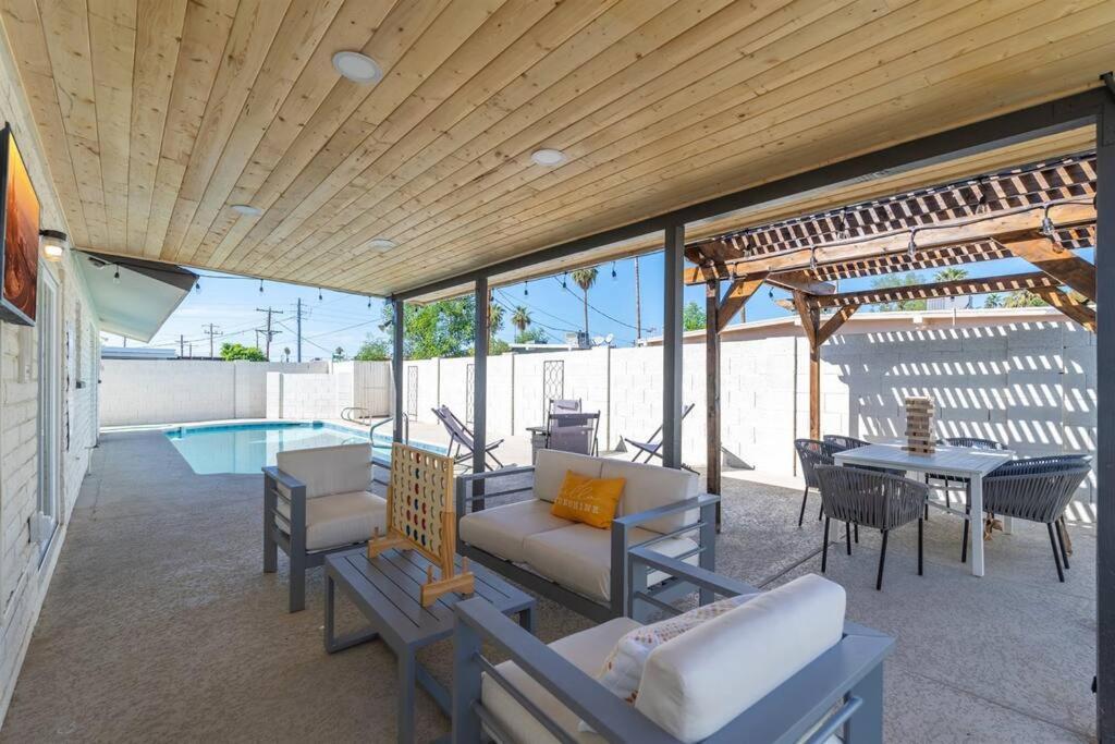 Cozy-Perfect Location-Private Pool-Heat Optional- Spring Training-Gcu Villa ฟีนิกซ์ ภายนอก รูปภาพ
